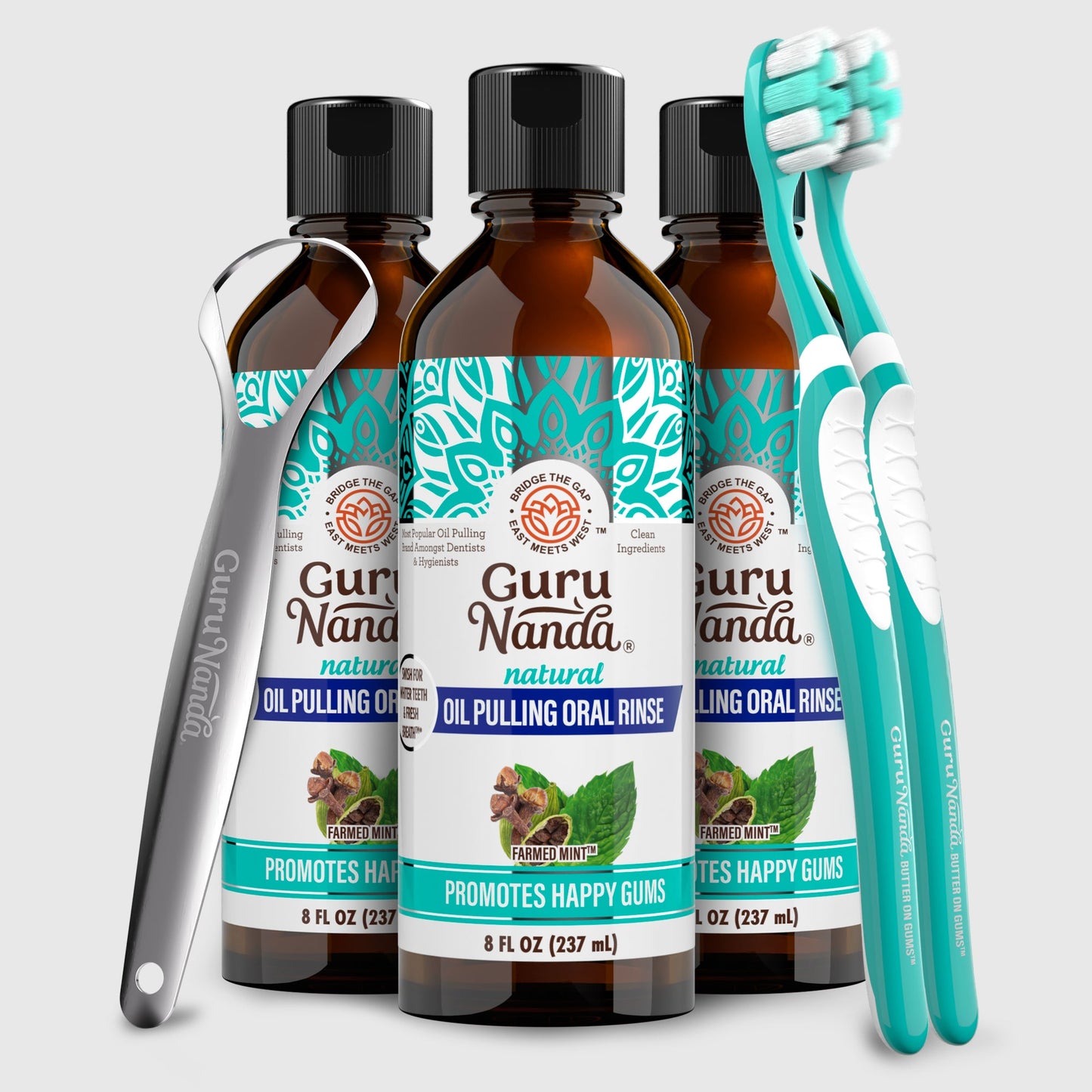 Cocomint Oil Pulling with 7 Essential Oils & Vitamins D3, E & K2