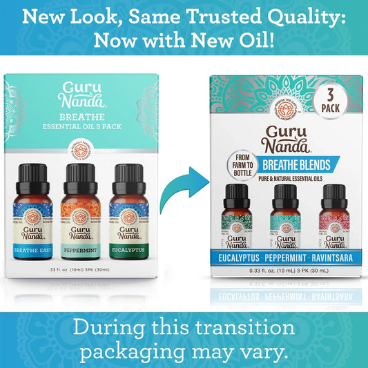Breathe Essential Oil, 10 ML – 3 Pack