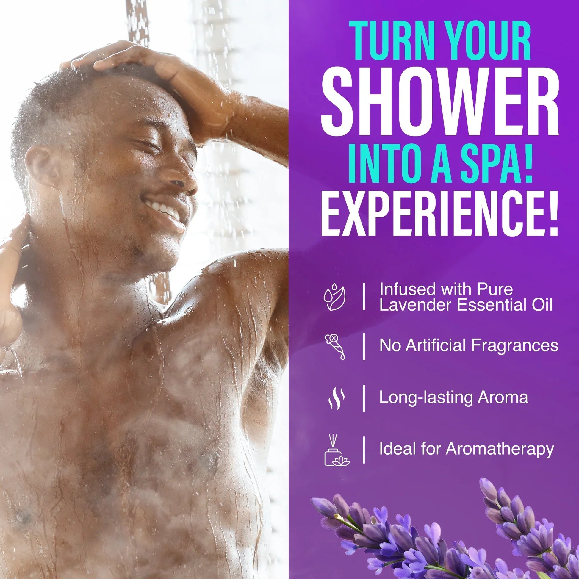 Lavender Vapor Shower Tablets - 5 Count