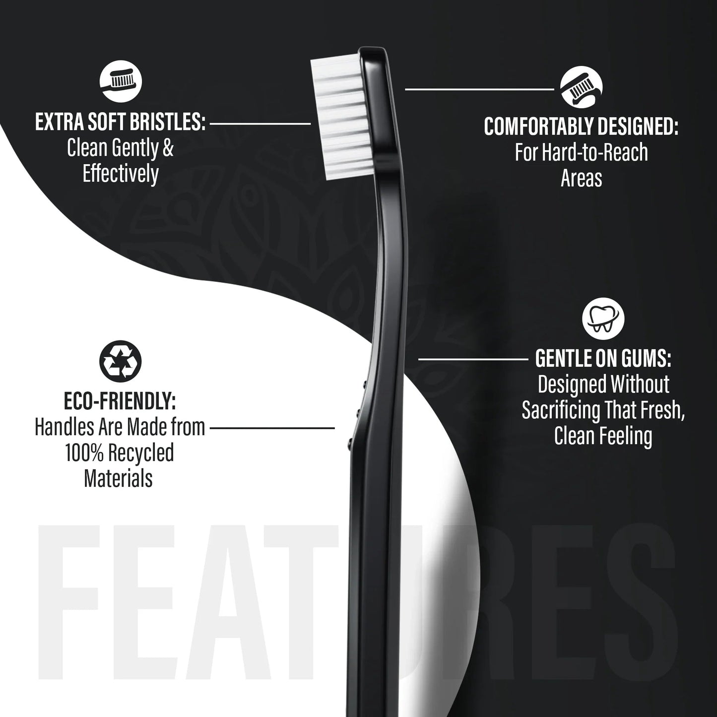 Yin & Yang Extra-Soft Toothbrush – 2 Pack