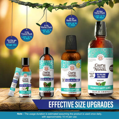 Cocomint Oil Pulling with 7 Essential Oils & Vitamins D3, E & K2