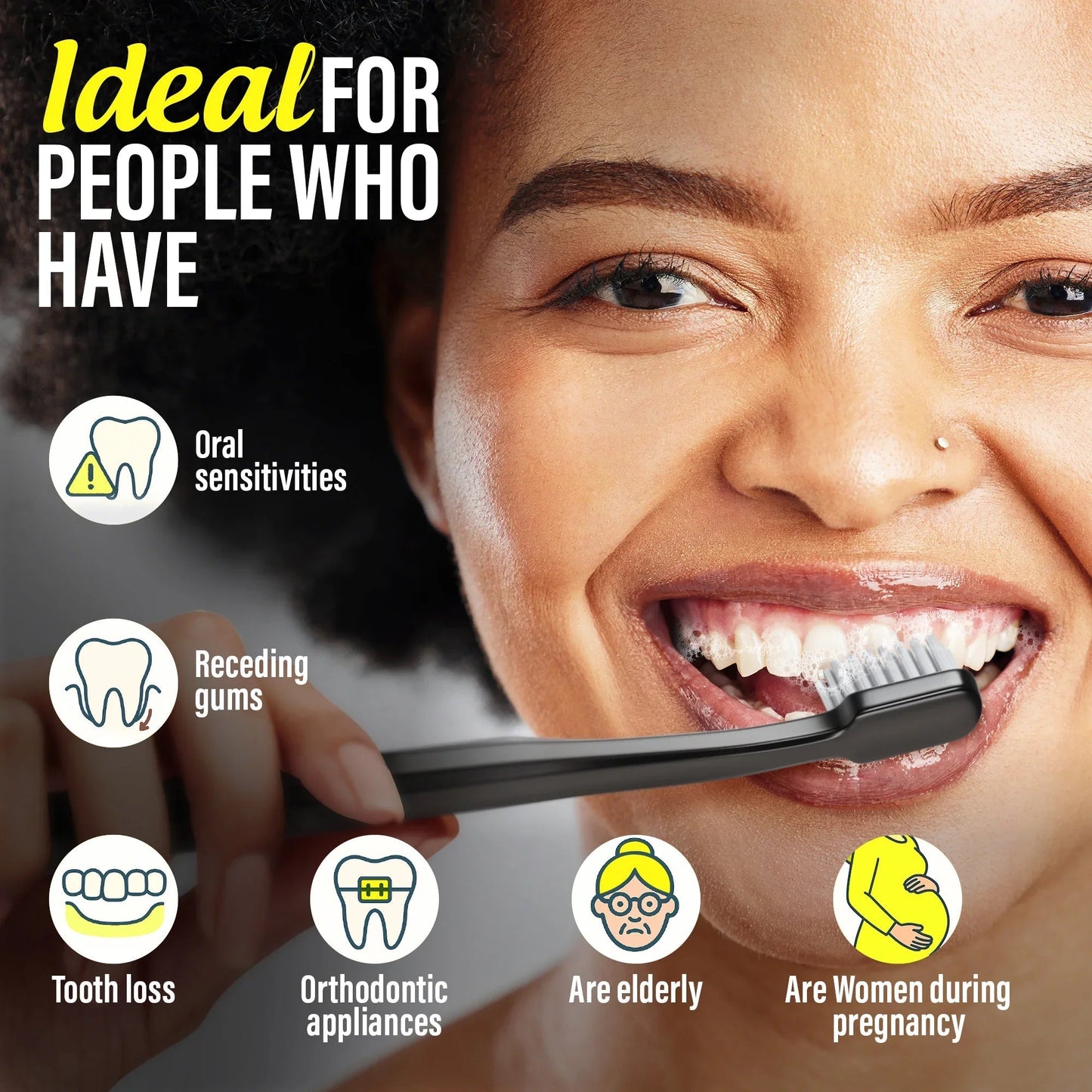 Yin Yang Extra Soft Bristles Toothbrush – 2 Pack