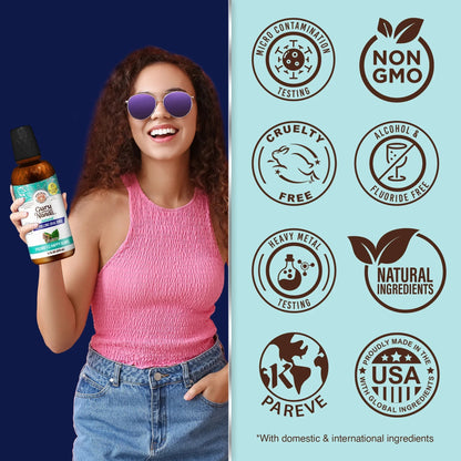 Cocomint Oil Pulling with 7 Essential Oils & Vitamins D3, E & K2