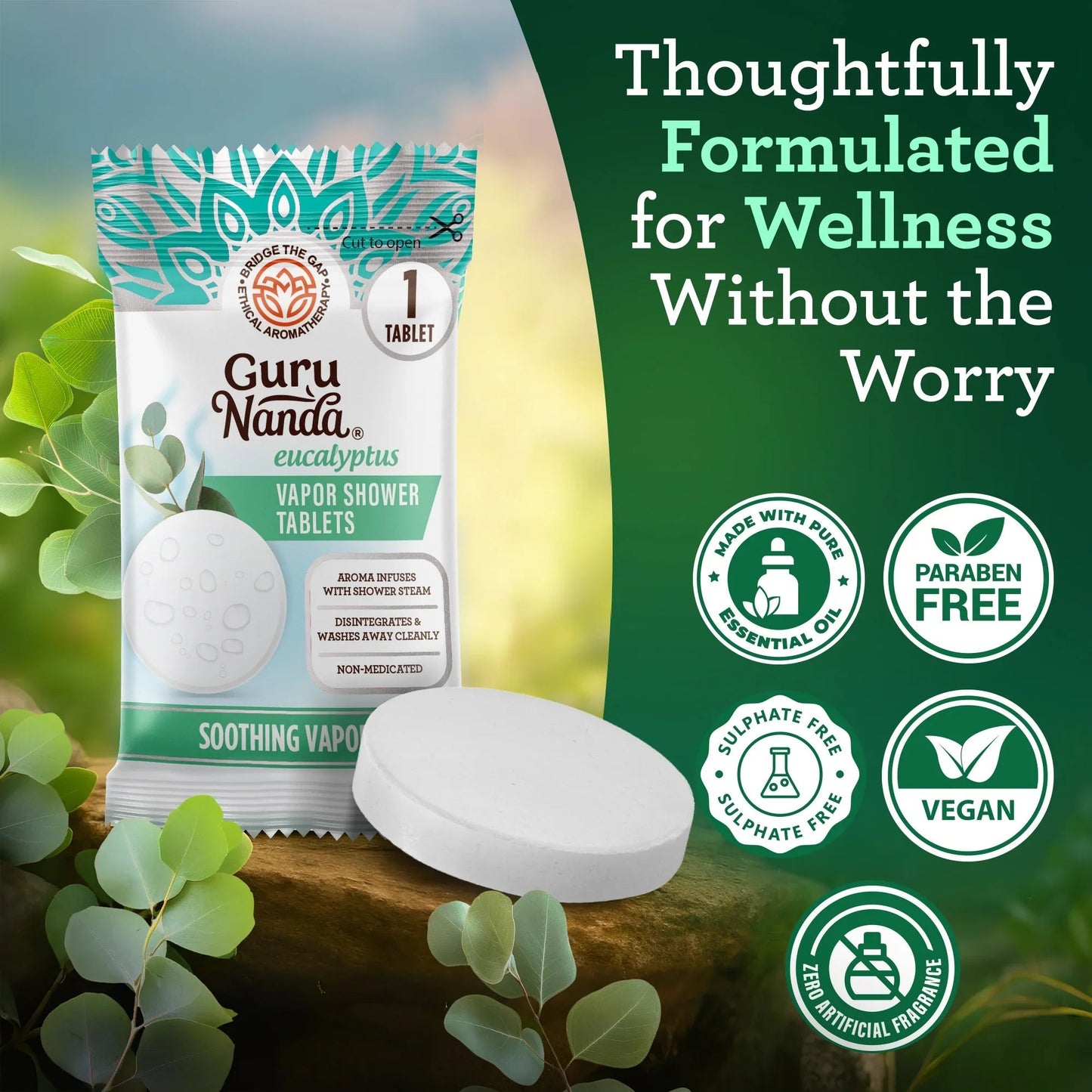 Eucalyptus Vapor Shower Tablets – 10 Count