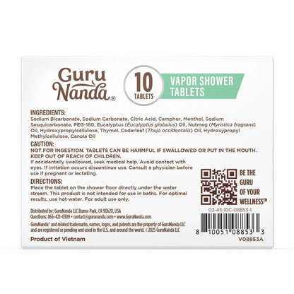 Eucalyptus Vapor Shower Tablets – 30 Count