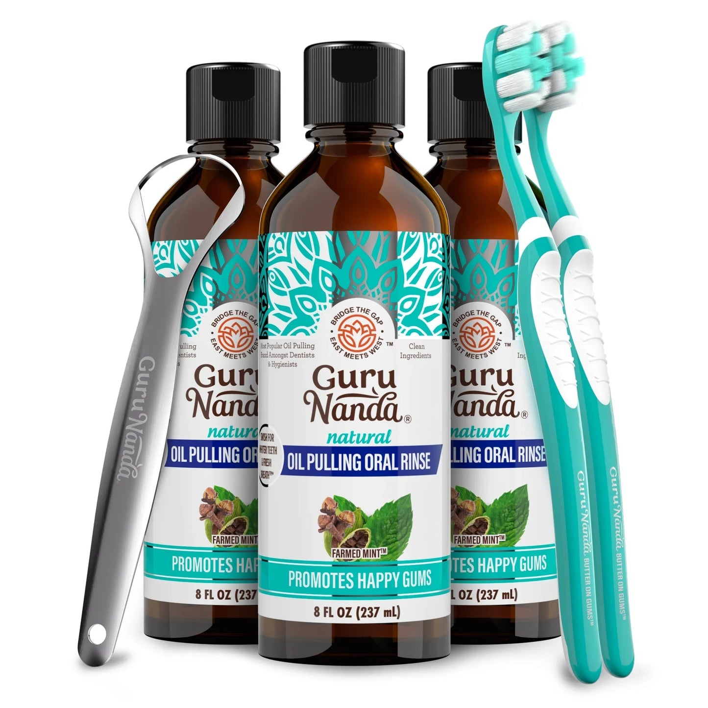 Cocomint Oil Pulling with 7 Essential Oils & Vitamins D3, E & K2