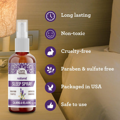 Natural Sleep Spray, Lavender & Chamomile – 1 fl oz
