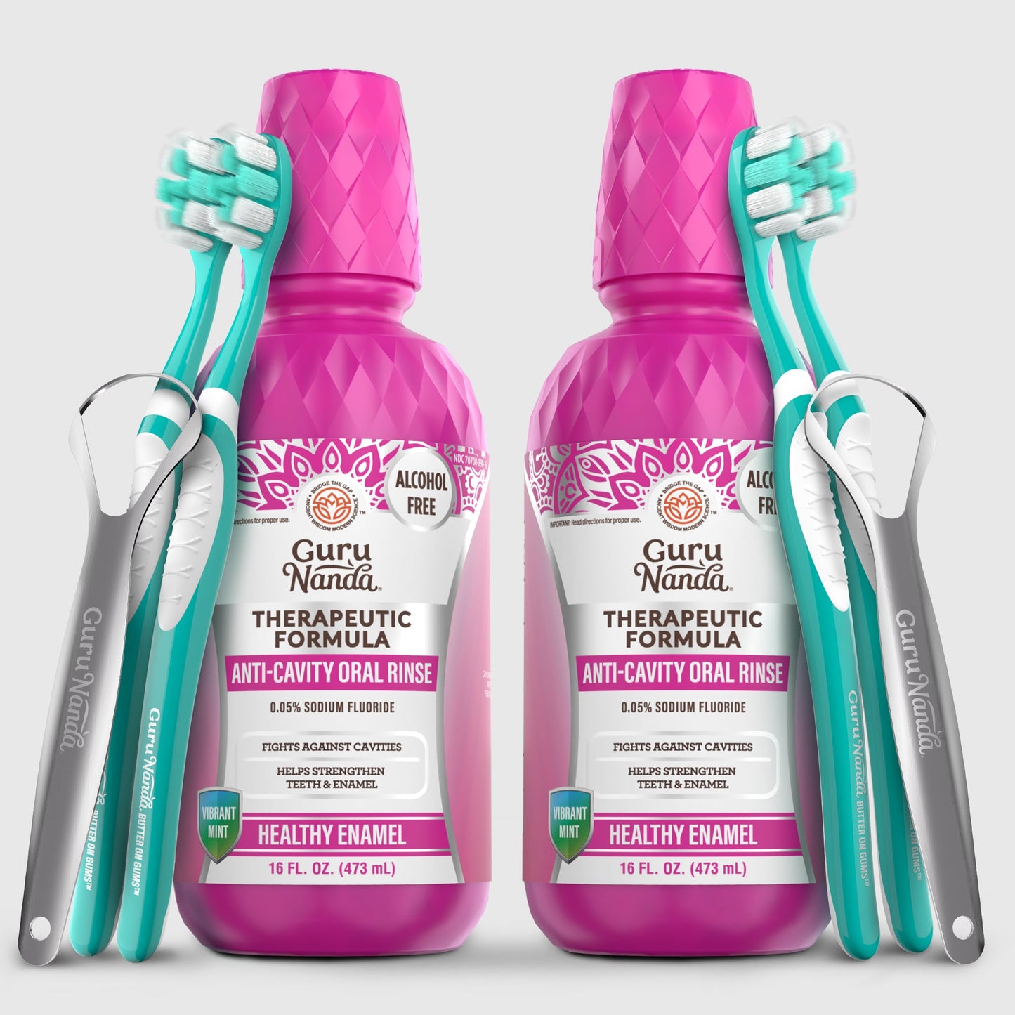 Anti-Cavity Oral Rinse, Vibrant Mint