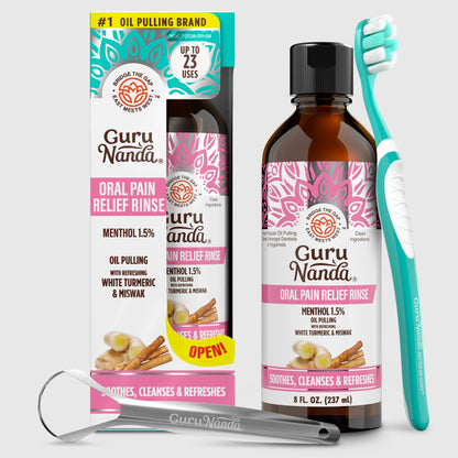 Oral Pain Relief Oil Pulling – 8 fl oz