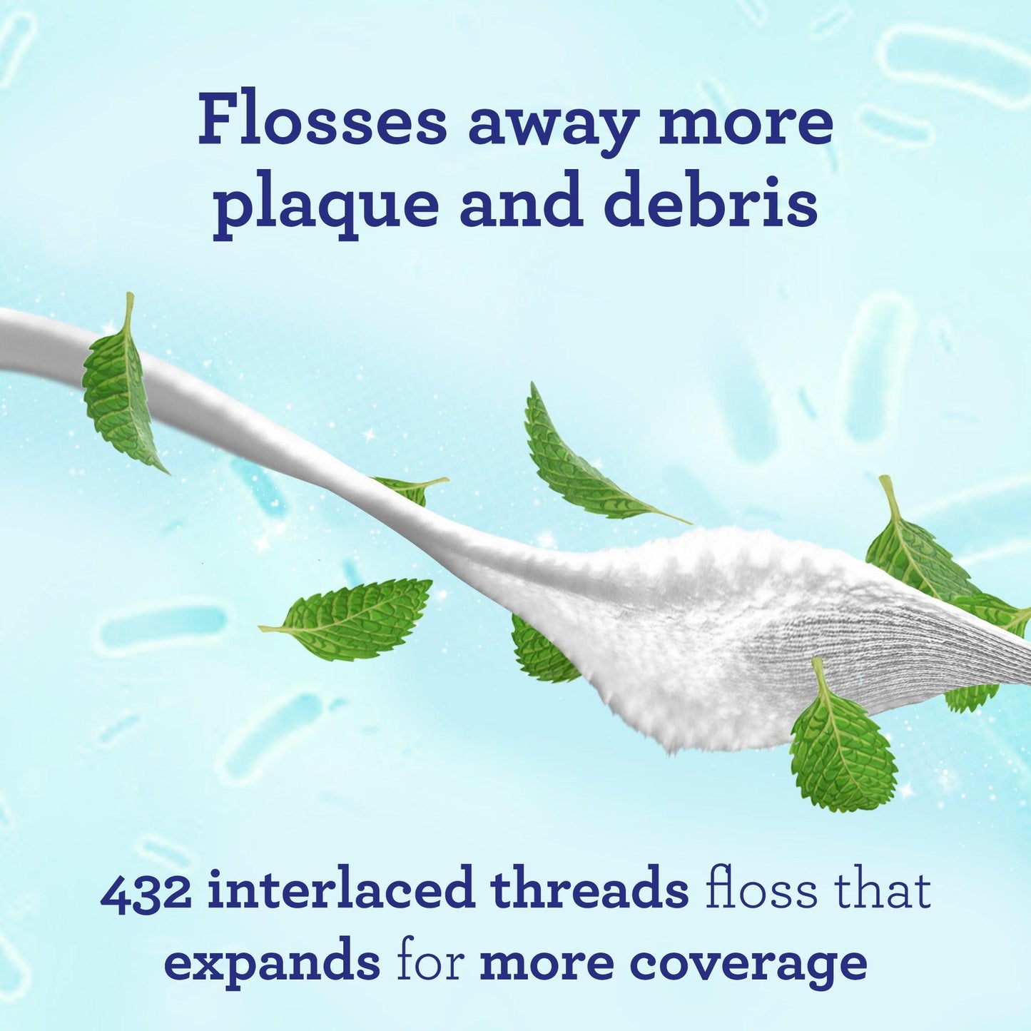 Peppermint Flavored Expandable Dental Floss – 55 Yards