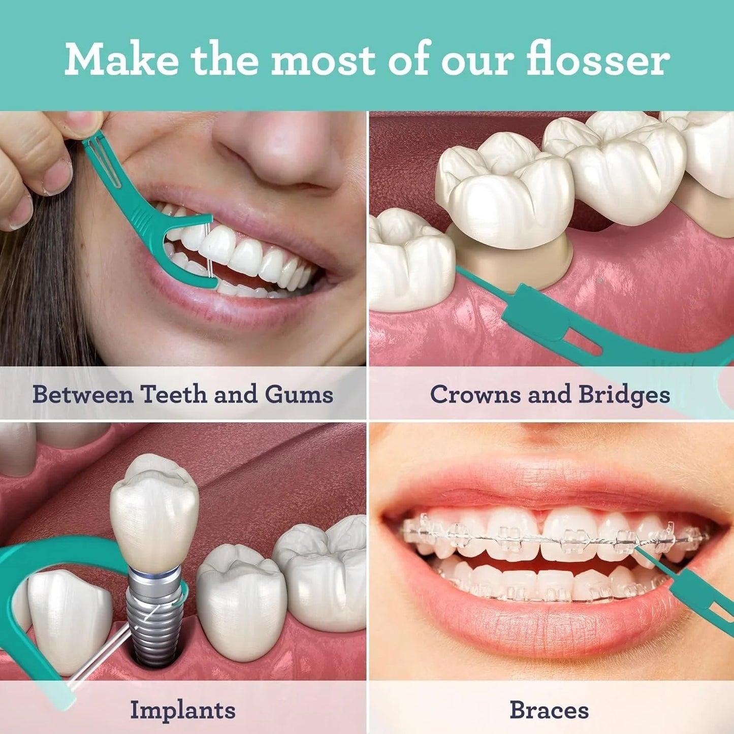 Dual Slickers Floss Picks