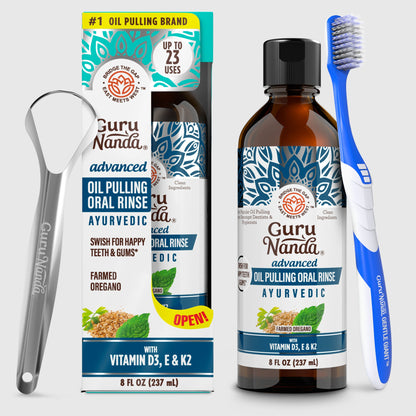 Advanced Oil Pulling with Sesame & Oregano – 8 fl oz