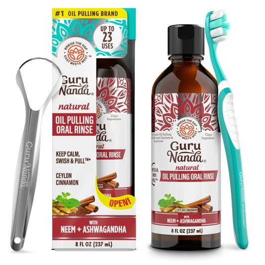 Cinnamon & Coconut Oil Pulling with Neem & Ashwagandha