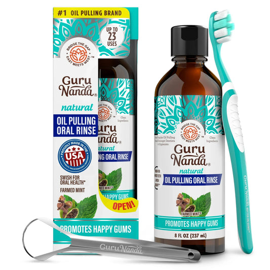 Cocomint Oil Pulling with 7 Essential Oils & Vitamins D3, E & K2