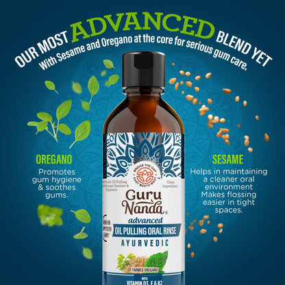 Advanced Oil Pulling with Sesame & Oregano – 8 fl oz