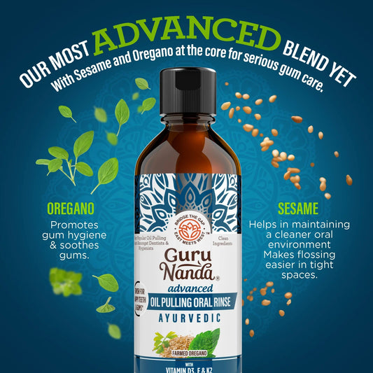 Advanced Oil Pulling with Sesame & Oregano – 8 fl oz