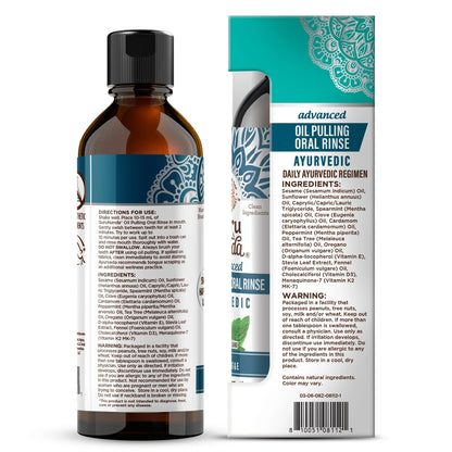 Advanced Oil Pulling with Sesame & Oregano – 8 fl oz