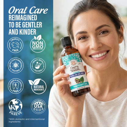 Cocomint Oil Pulling with 7 Essential Oils & Vitamins D3, E & K2