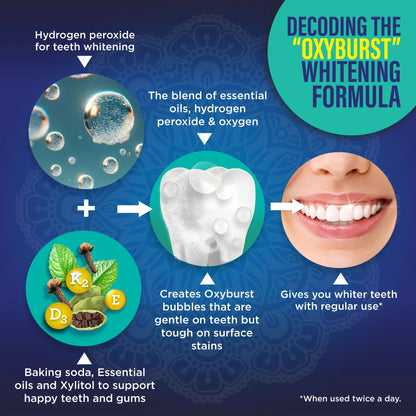 Dual Barrel Oxyburst Whitening Mouthwash, Wild Mint