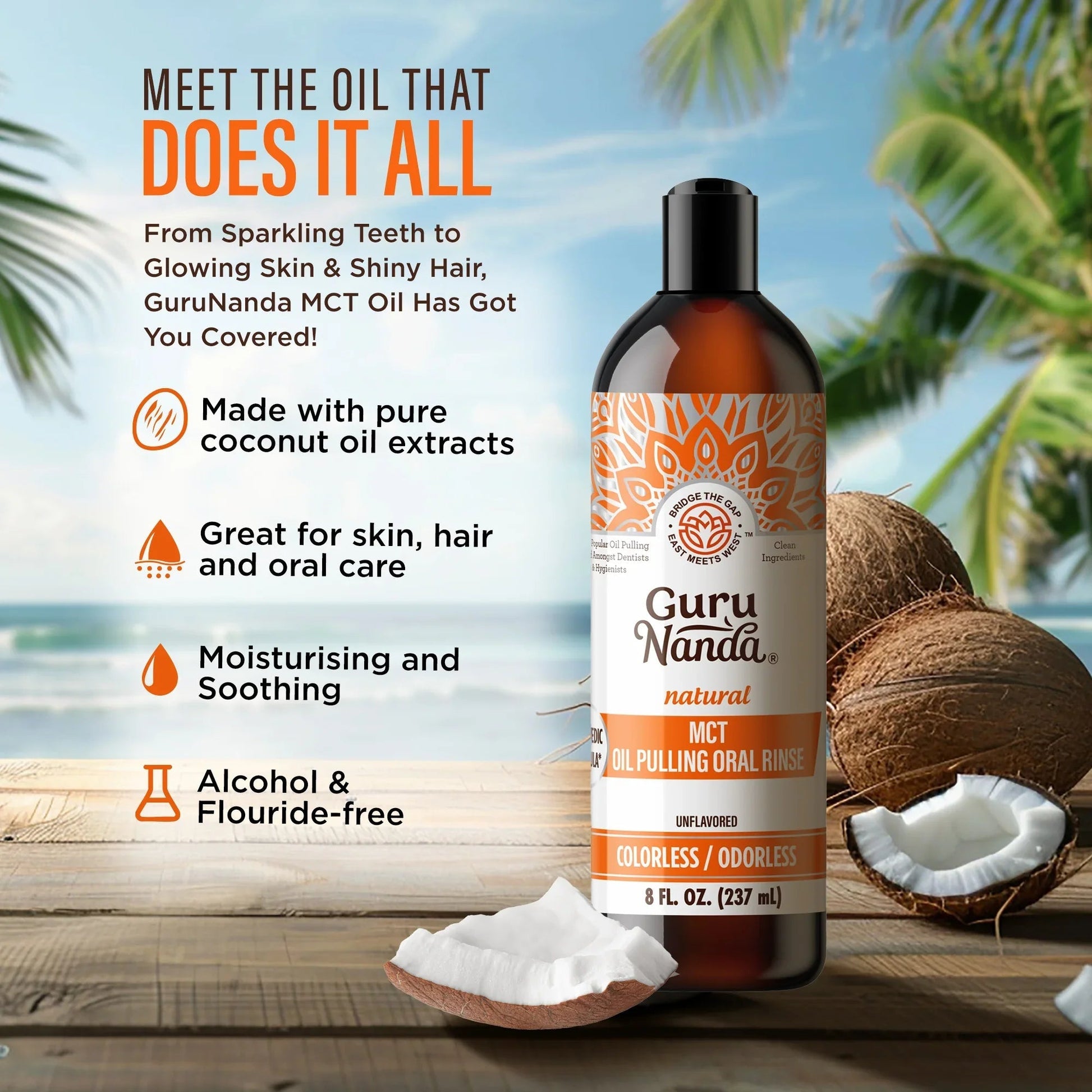 MCT Oil Pulling – 8 fl oz
