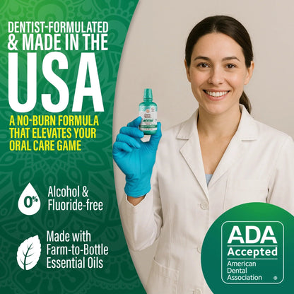 Fresh Breath Harmonizer Oral Rinse, Wild Mint