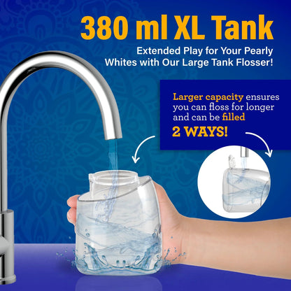 Deep Clean Dental Water Flosser 2.0 XL (380ml)