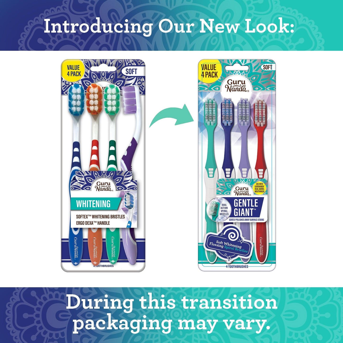 Gentle Giant Whitening Spiral Toothbrush