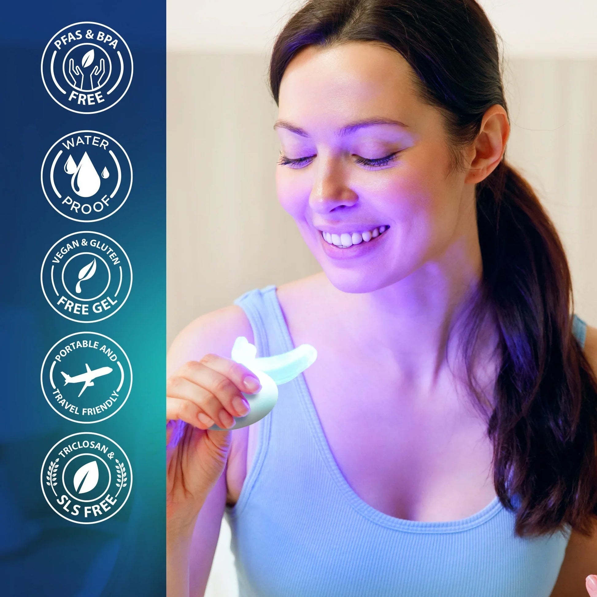 Wireless LED Teeth Whitening Kit