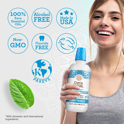 Oxyburst Whitening Oral Rinse, Fresh Mint