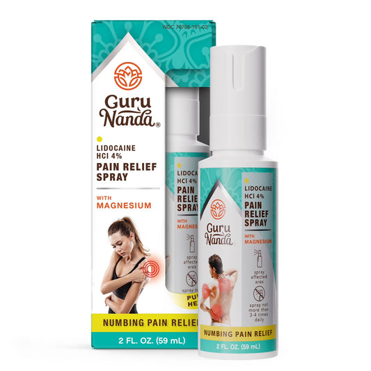 Lidocaine Pain Relief Spray with Magnesium