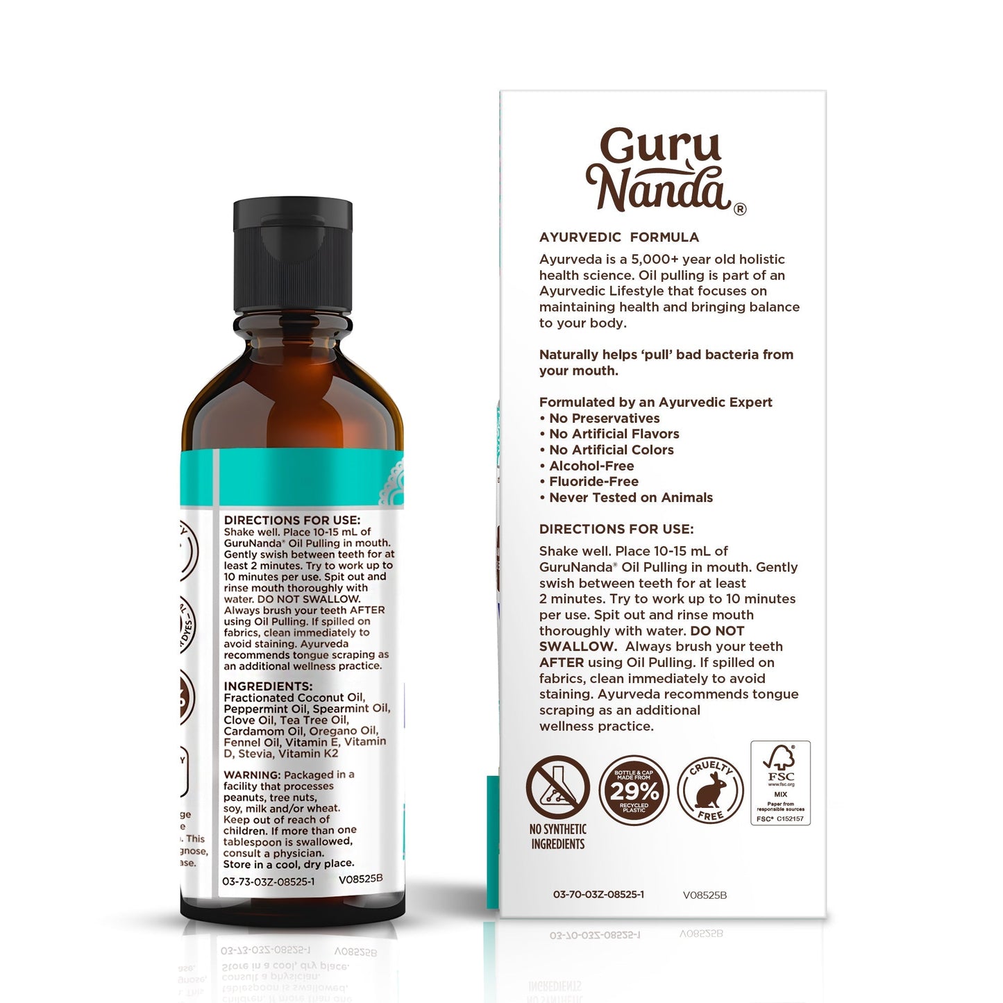 Cocomint Oil Pulling with 7 Essential Oils & Vitamins D3, E & K2