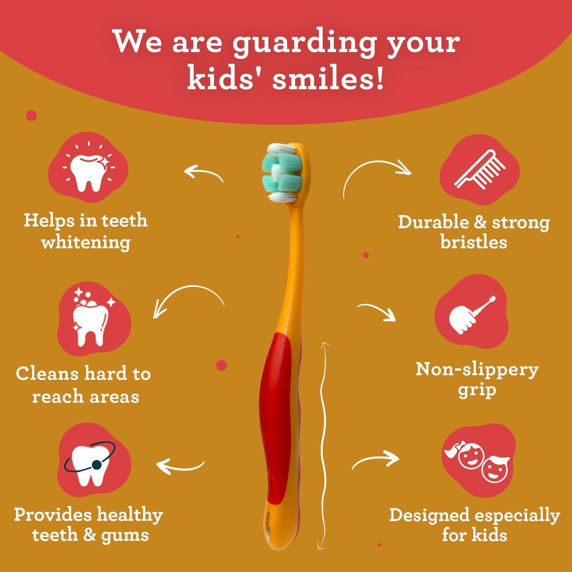 Kids Butter on Gums Toothbrush – 4 Pack