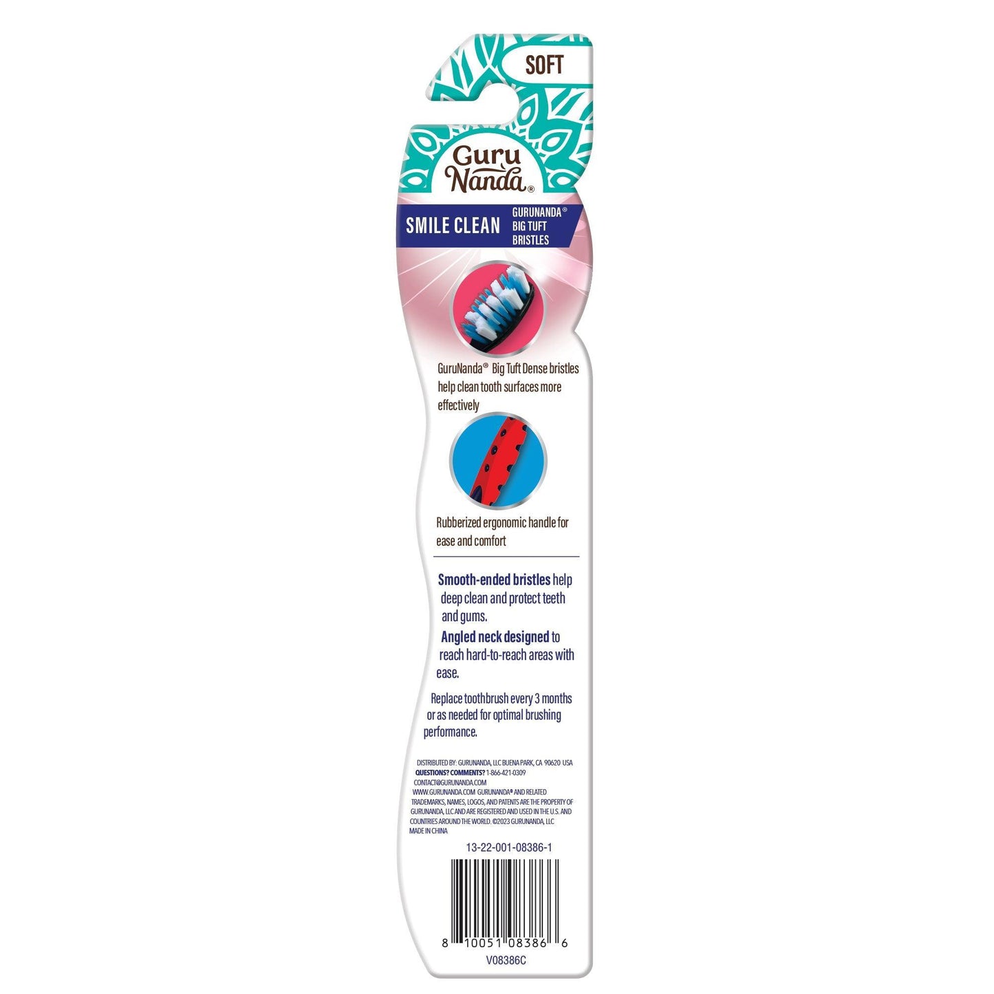Smile Clean Big Tuft Bristles Toothbrush – 1 Pack