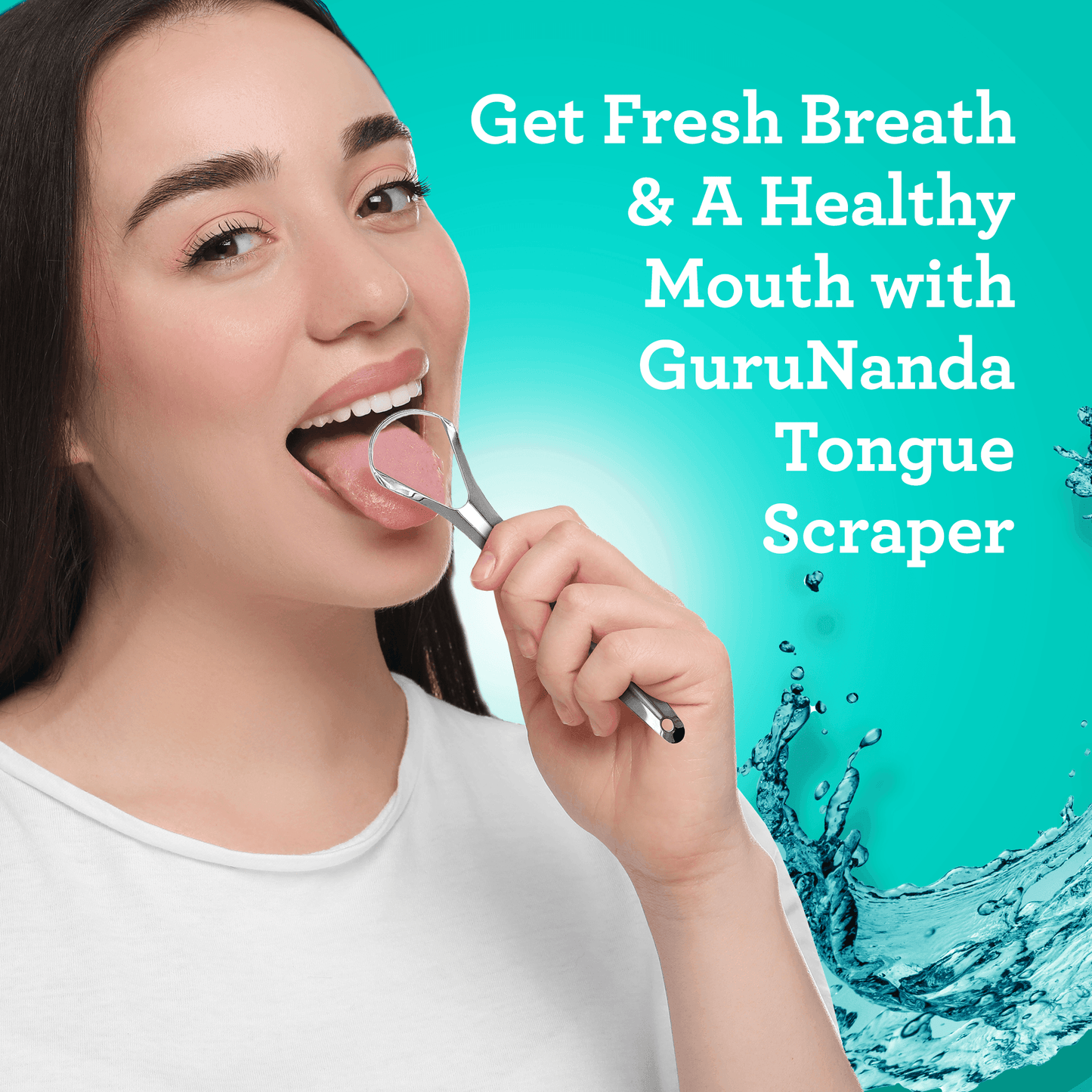Spoon Shaped Stainless Steel Tongue Scraper – 2 Pack