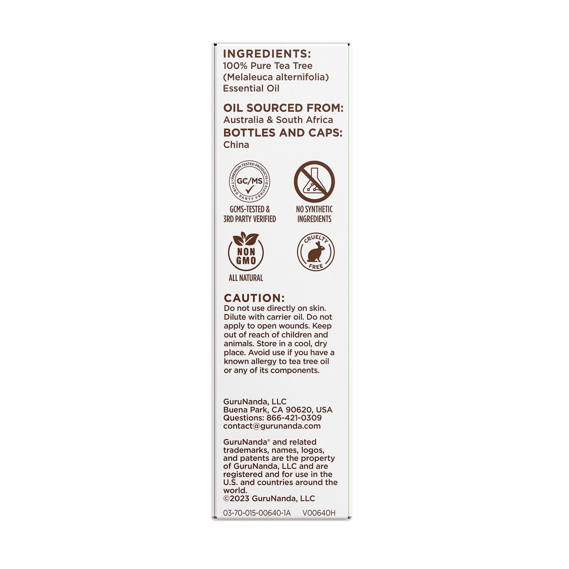 Tea Tree Essential Oil, 15 ML - 1 PK
