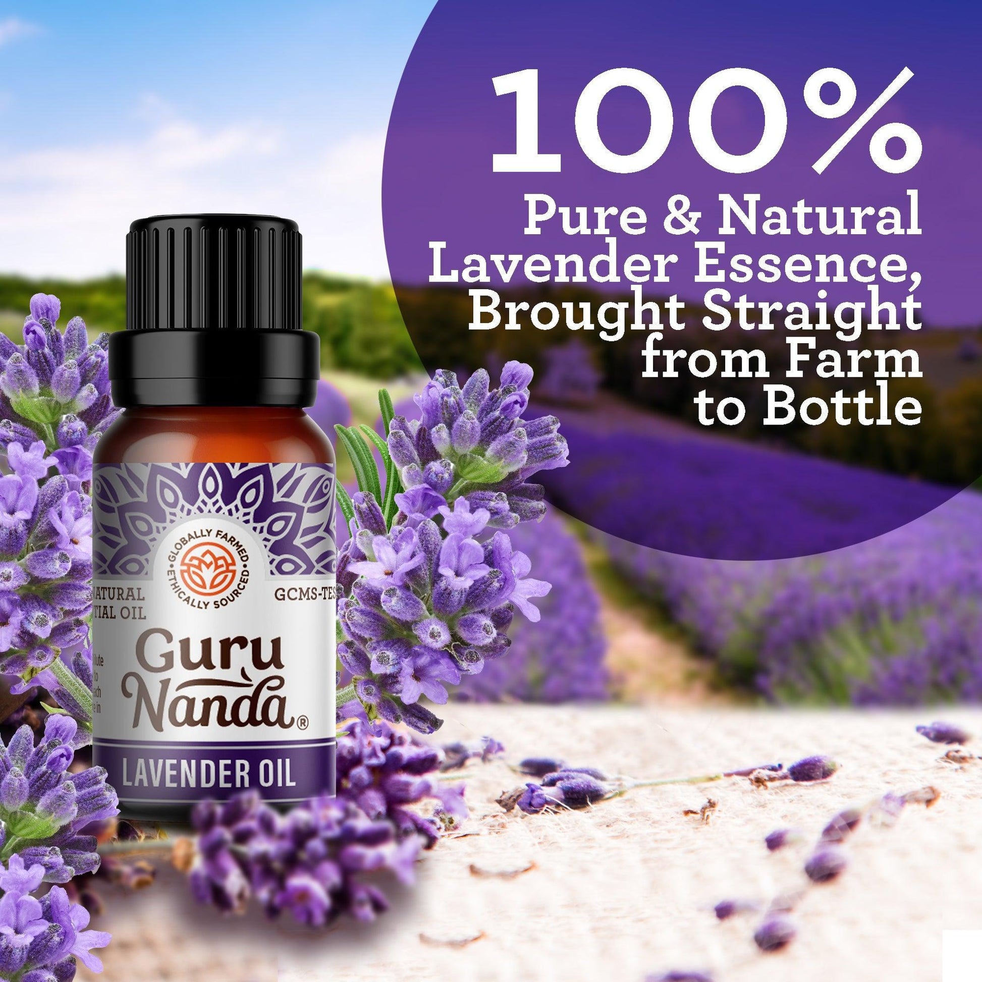 True Lavender Essential Oil, 15 mL - 2-Pack